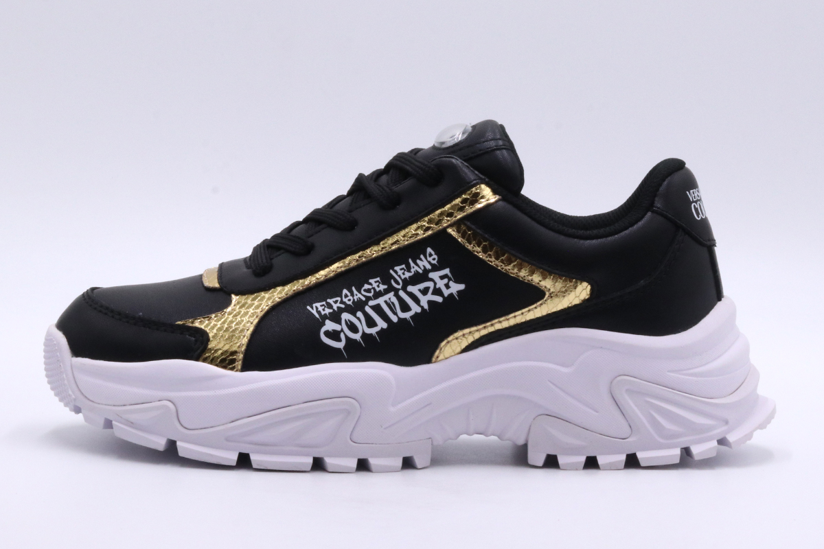 VERSACE｜SNEAKERS (Fondo Ravewing Sneakers (77VA3ST2 ZS8 Sneakers Versace Jeans Couture | color Black | Gomez.pl/en